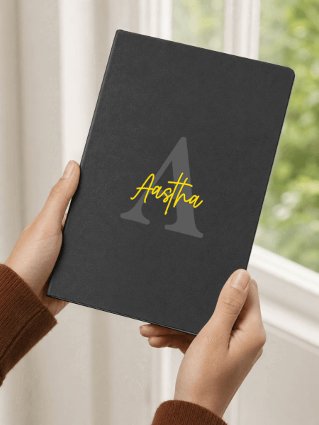 Classic Initial Signature Notebook
