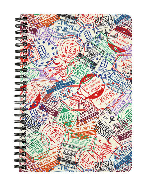 Crazy Traveler's Passport Notebook