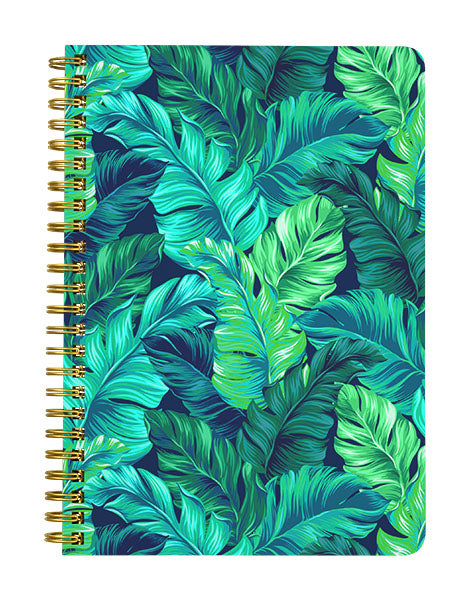 Tropical Rain Forest Leaves Notebook