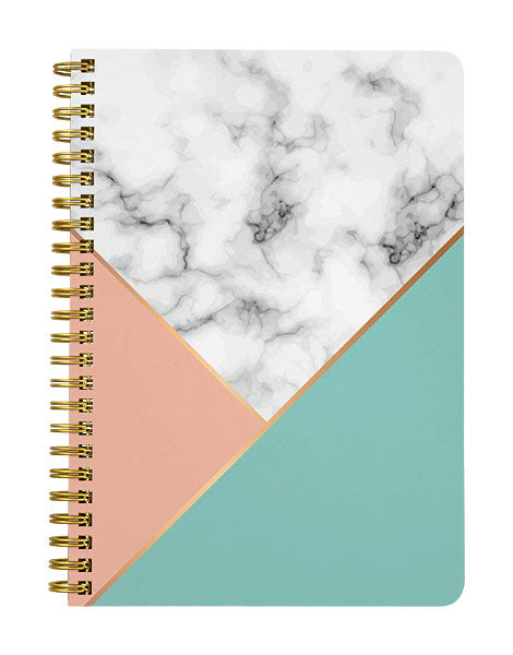 Classic Geometric Marble Notebook