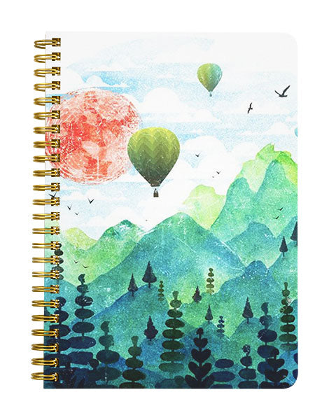 Surreal Holiday Landscape Notebook