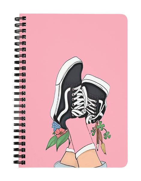 Shoe Flower Notebook