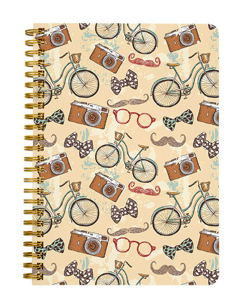 Vintage Hipster Notebook