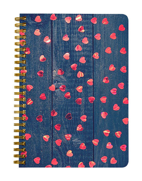 Heart Shaped Petals Notebook