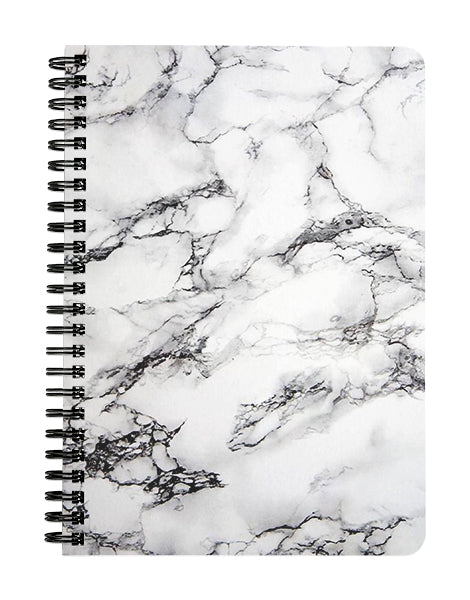 Black and White Marble Notebook