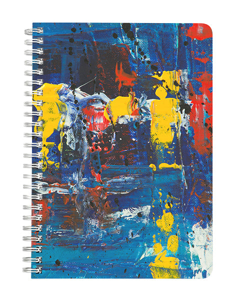 Colorful Paint Notebook