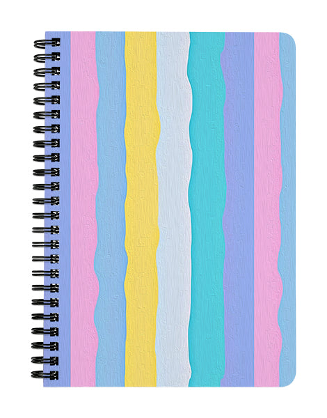 Rainbow Pattern Colourful Notebook