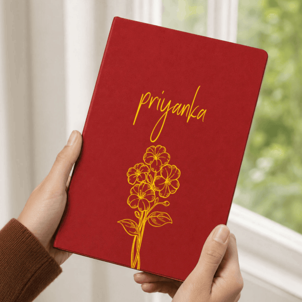 Flower Line Notebook