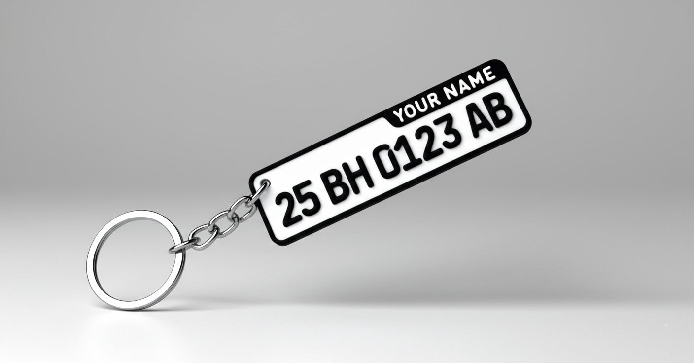 ガーリッシュナンバー　サプライまとめ売り Number Plate Keychain India – Personalized Custom Keychain | Taffy